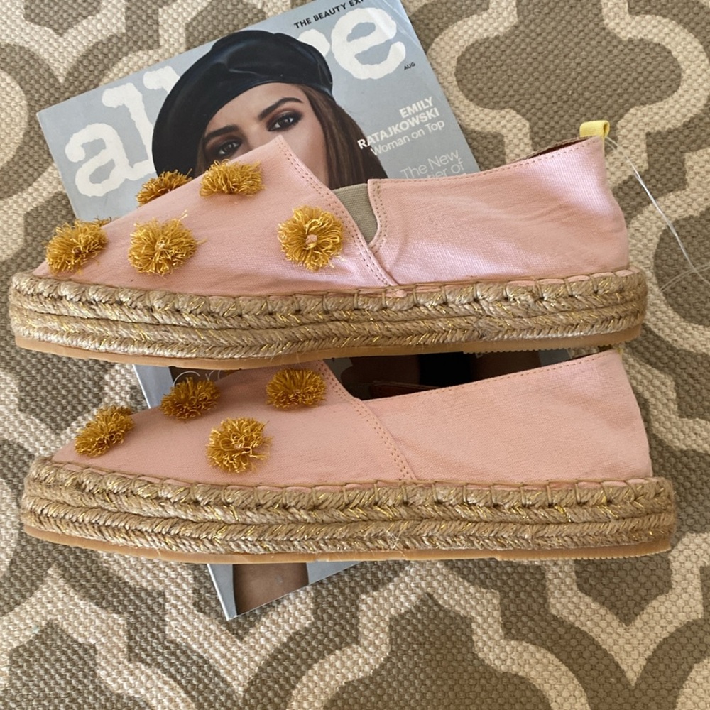 “Silvia Cobos” SC Soil Leather flat mocasines/espadrilles; size 8; NWOT/no box - Picture 3 of 6